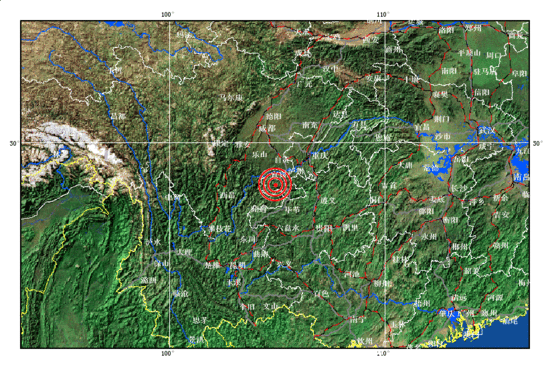 宜賓珙縣興文縣交界20日凌晨發(fā)生3.8級地震(圖1)