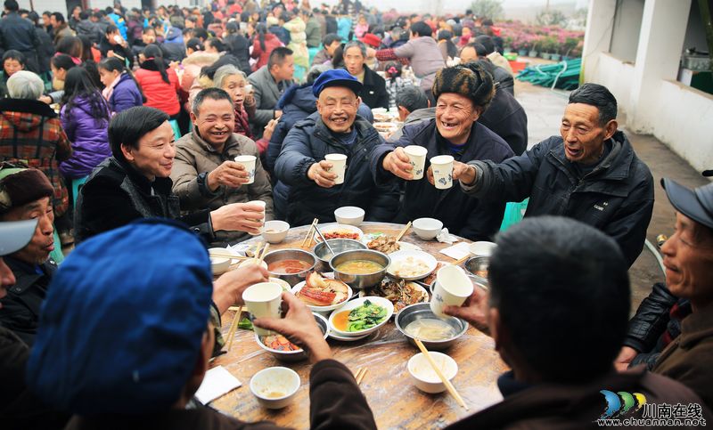 年味濃瀘州：專合社農(nóng)民歡聚“團(tuán)年宴”(圖)(圖7)