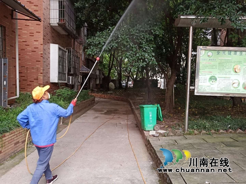 龍馬潭區(qū)紅星街道開展秋季病媒生物消殺防治工作