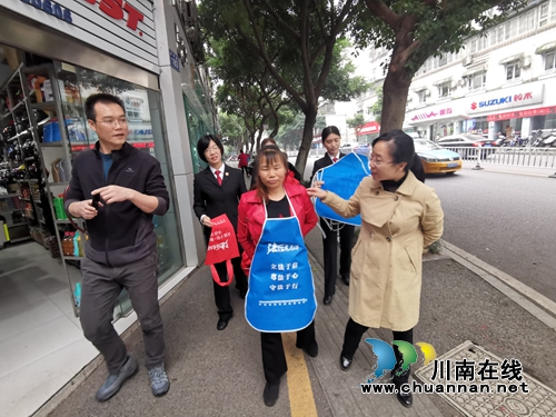 龍馬潭區(qū)小市街道開展普法宣傳活動