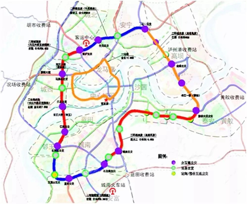 瀘州二環(huán)路開建 圍合區(qū)域面積約130平方公里(圖1)