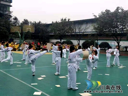 龍馬潭區(qū)羅漢學(xué)校舉行第二屆武術(shù)節(jié)活動(dòng)(圖4)