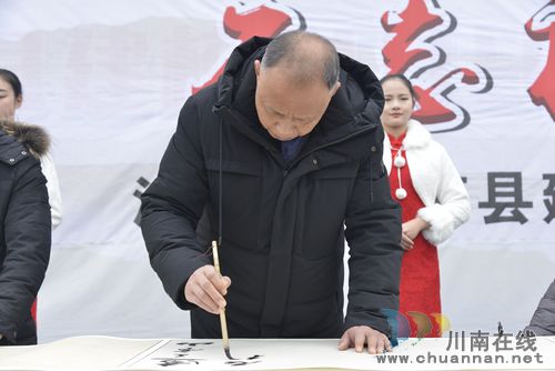 三縣一區(qū)硬筆書(shū)法精品聯(lián)展在瀘縣建校開(kāi)幕(圖2)