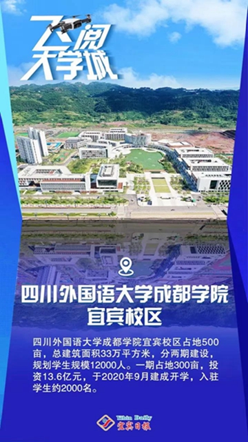 燃！飛上云端看宜賓大學(xué)城(圖9)