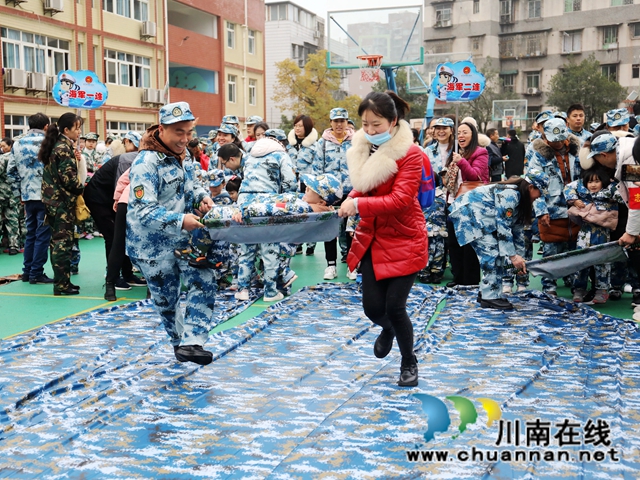 龍馬潭這個(gè)幼兒園的“軍事親子運(yùn)動會”，真嗨！(圖9)