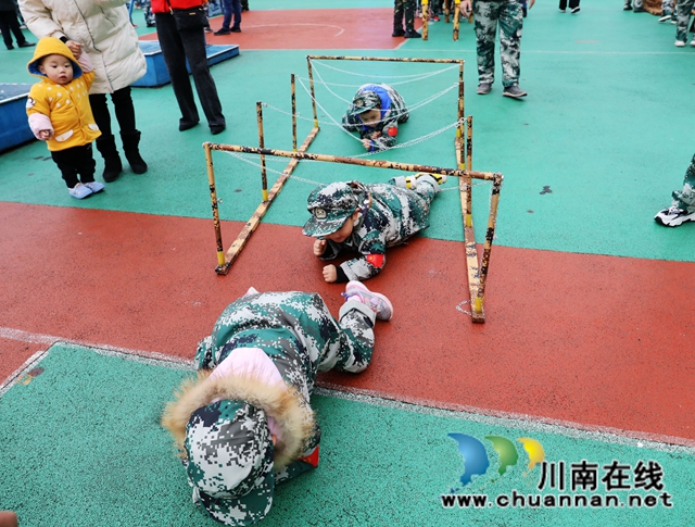 龍馬潭這個(gè)幼兒園的“軍事親子運(yùn)動會”，真嗨！(圖12)