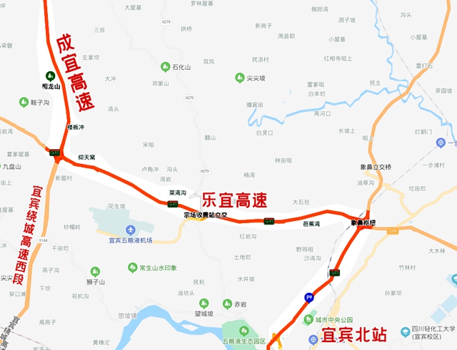 免費跑！成宜高速即將試通車！宜賓4條路線可上高速！這樣走……(圖5)