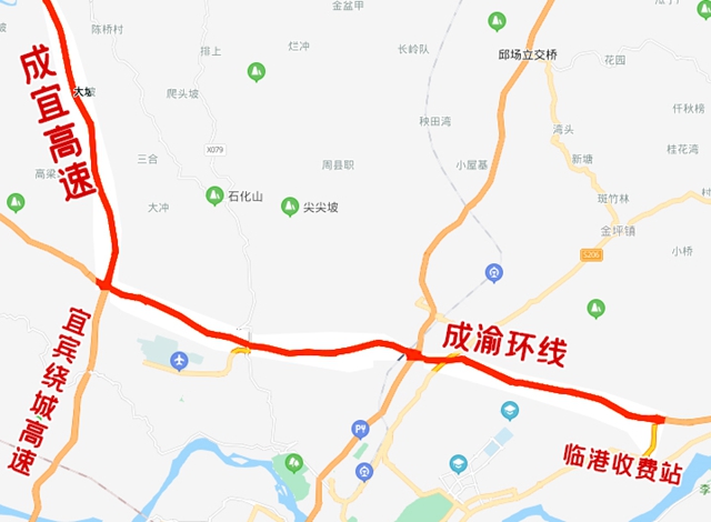 免費跑！成宜高速即將試通車！宜賓4條路線可上高速！這樣走……(圖6)