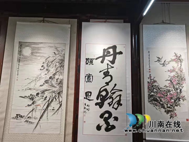 合江籍藝術(shù)家王乾林、張昌煒書畫作品在瀘展出(圖5)